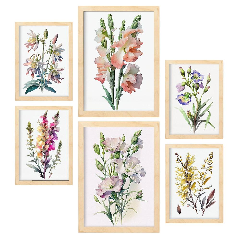 Nacnic Nacnic Laminas De Flores Silvestres