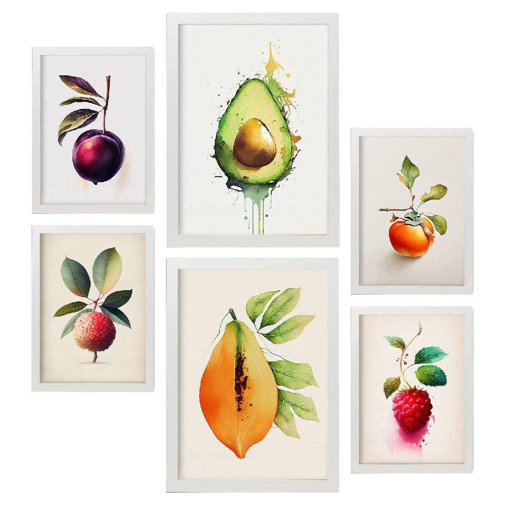 Nacnic Nacnic Láminas De Frutas Acuarela Set_06