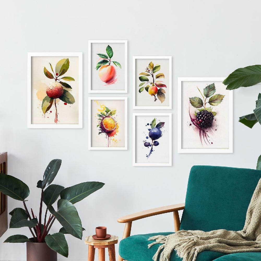 Nacnic Nacnic Láminas De Frutas Acuarela Set_09