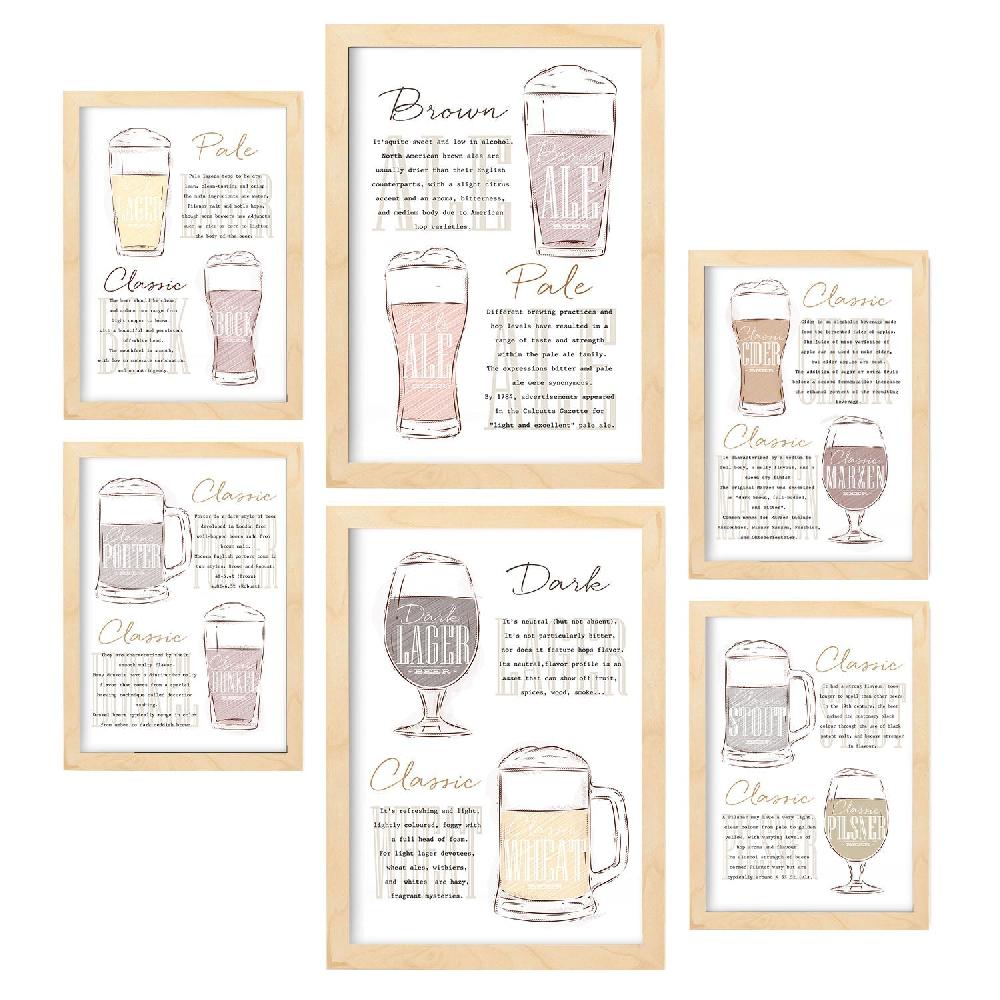 Nacnic Nacnic Laminas Tipos De Cerveza Aesthetic