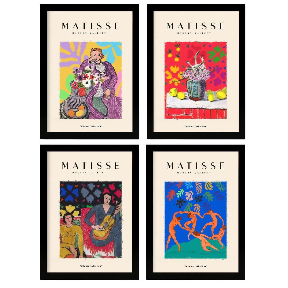 nacnic Nacnic Set of 4 Matisse Events