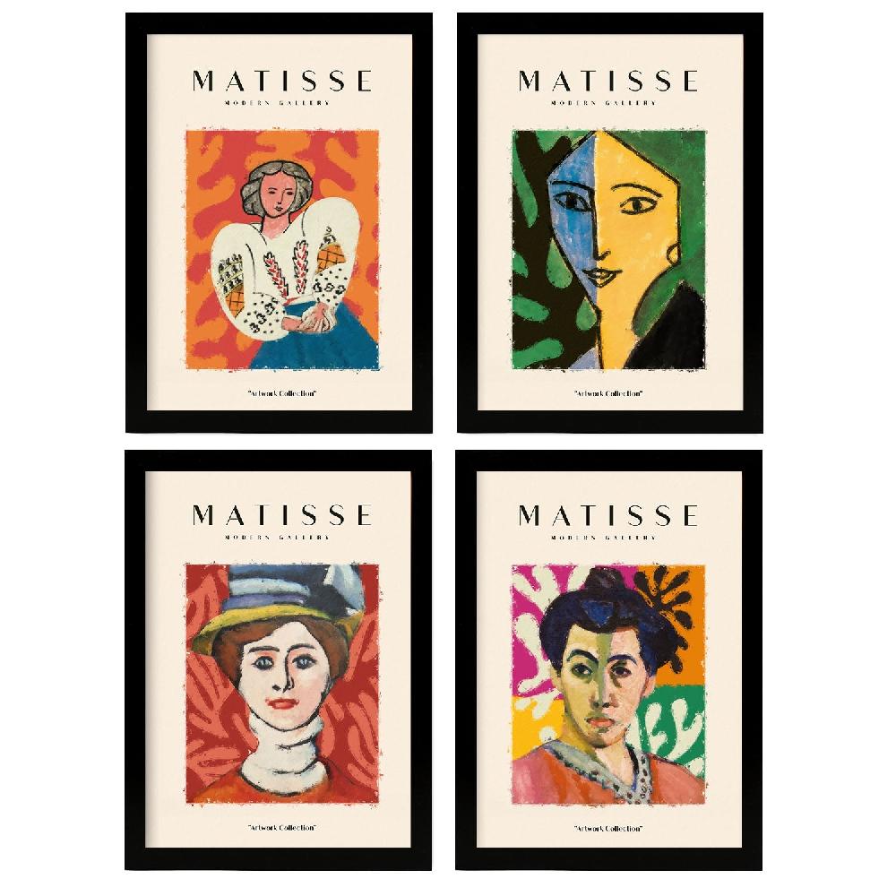 nacnic Nacnic Set of 4 Matisse Portraits