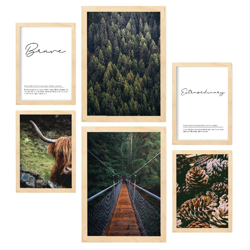 Nacnic Pack 6 Láminas Artísticas Otoño En USA