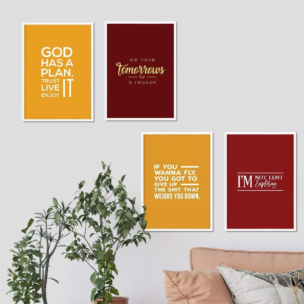 nacnic Pack de láminas con frases inspiradoras