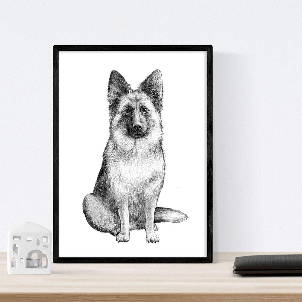 Nacnic Pack De Láminas De Perros De Raza