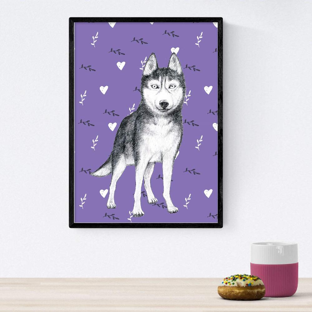 Nacnic Pack De Láminas De Perros De Raza Colores