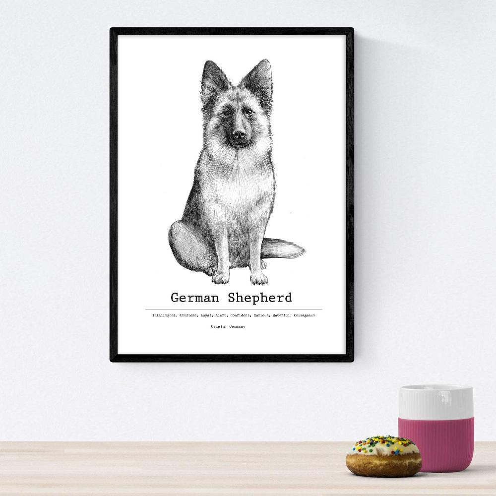 Nacnic Pack De Láminas De Perros De Raza