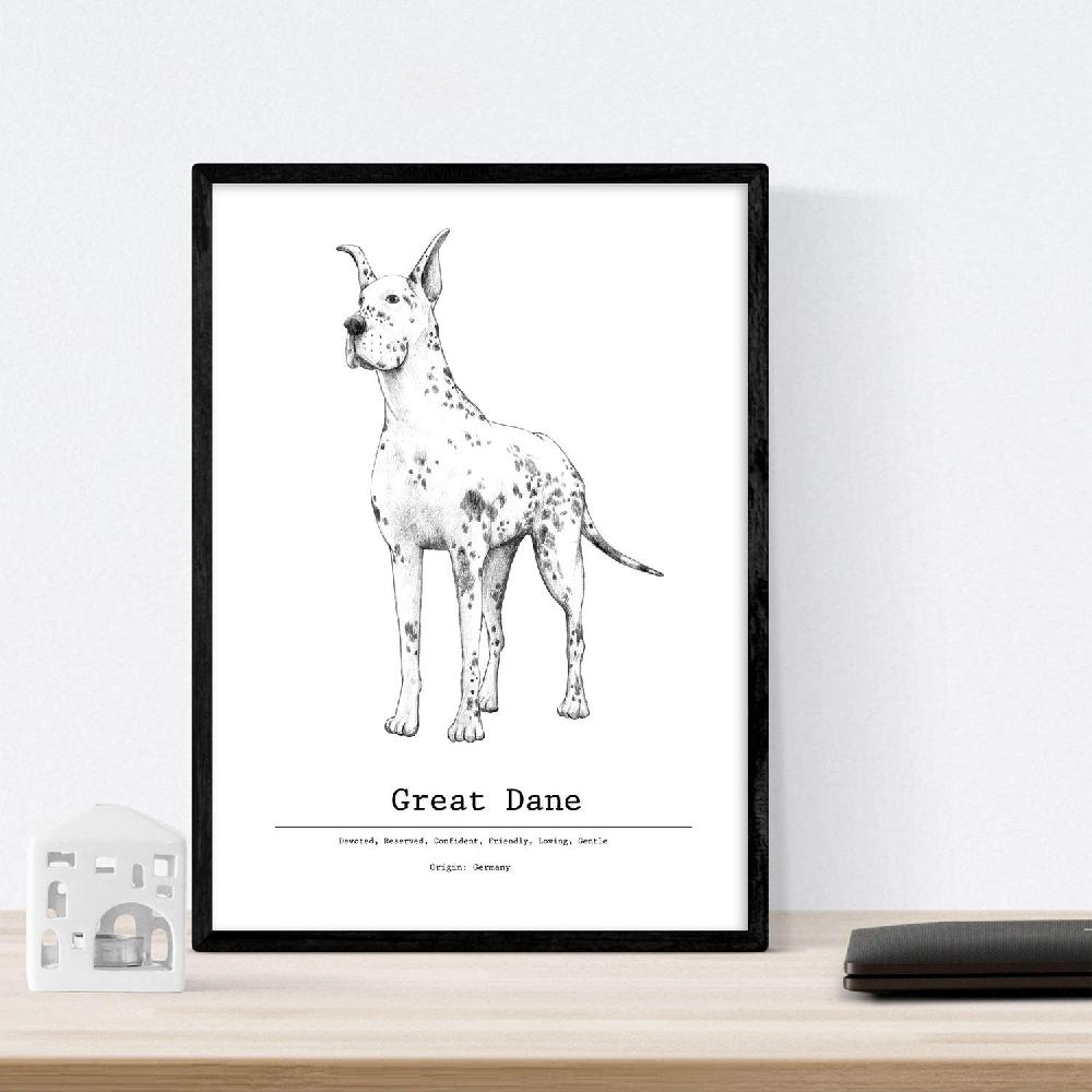 Nacnic Pack De Láminas De Perros De Raza