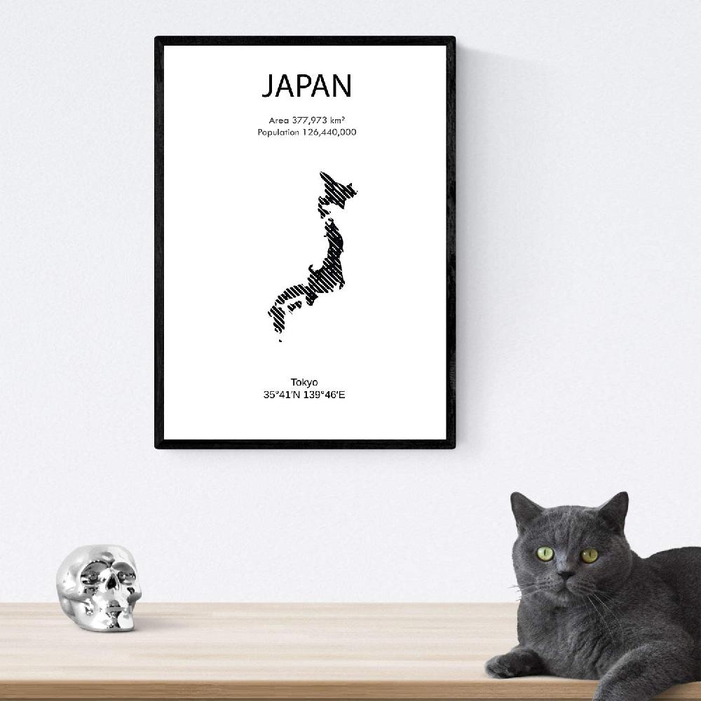 Nacnic Pack De Láminas De Tokio Monte Fuji Y Japón