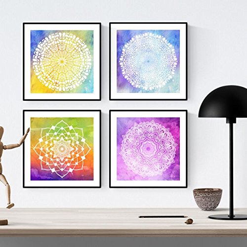 nacnic Pack de Láminas Juventud con Mandalas