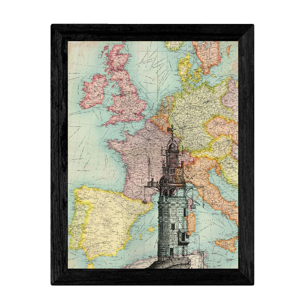 Nacnic Pack De Láminas Vintage De Mapas Antiguos