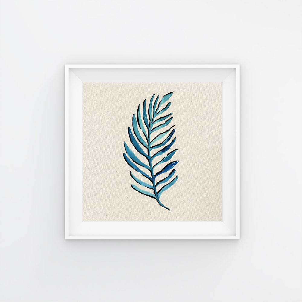 Nacnic Pack Láminas Hojas Azules De Alta Calidad