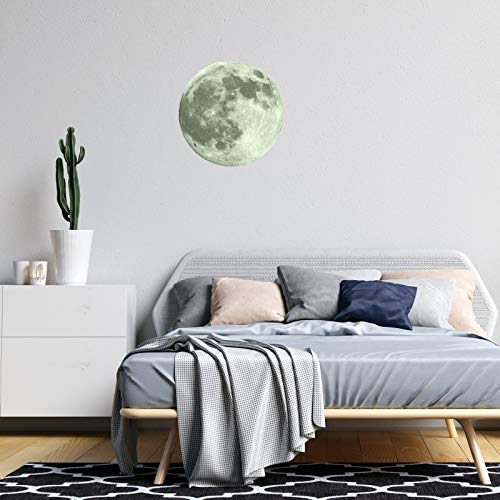 Nacnic Pegatinas De Pared Fluorescentes De La Luna