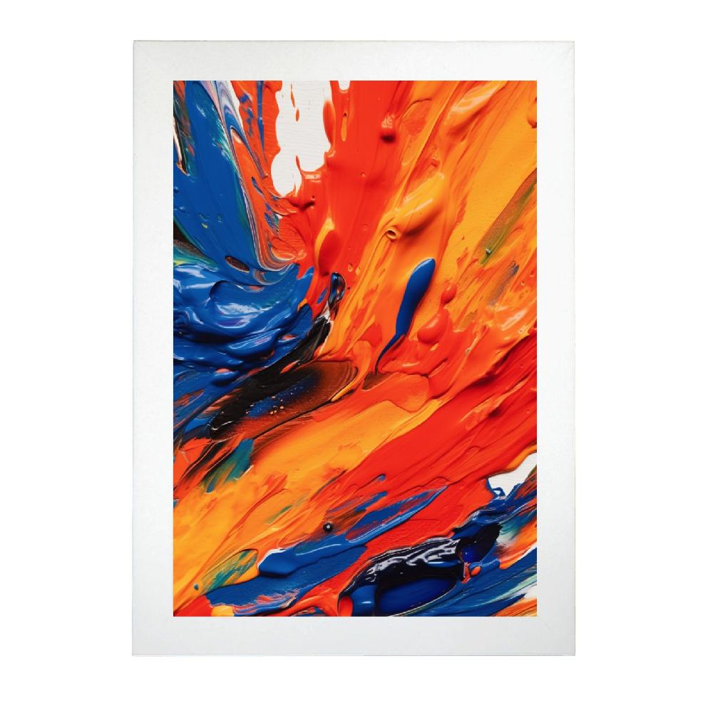 Nacnic Póster Abstracto De Colores Y Energía