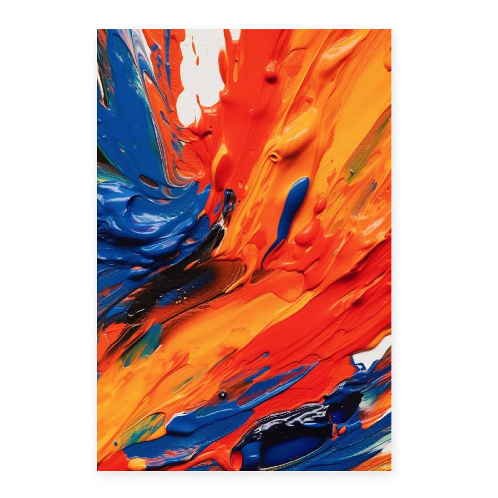 Nacnic Póster Abstracto De Colores Y Energía