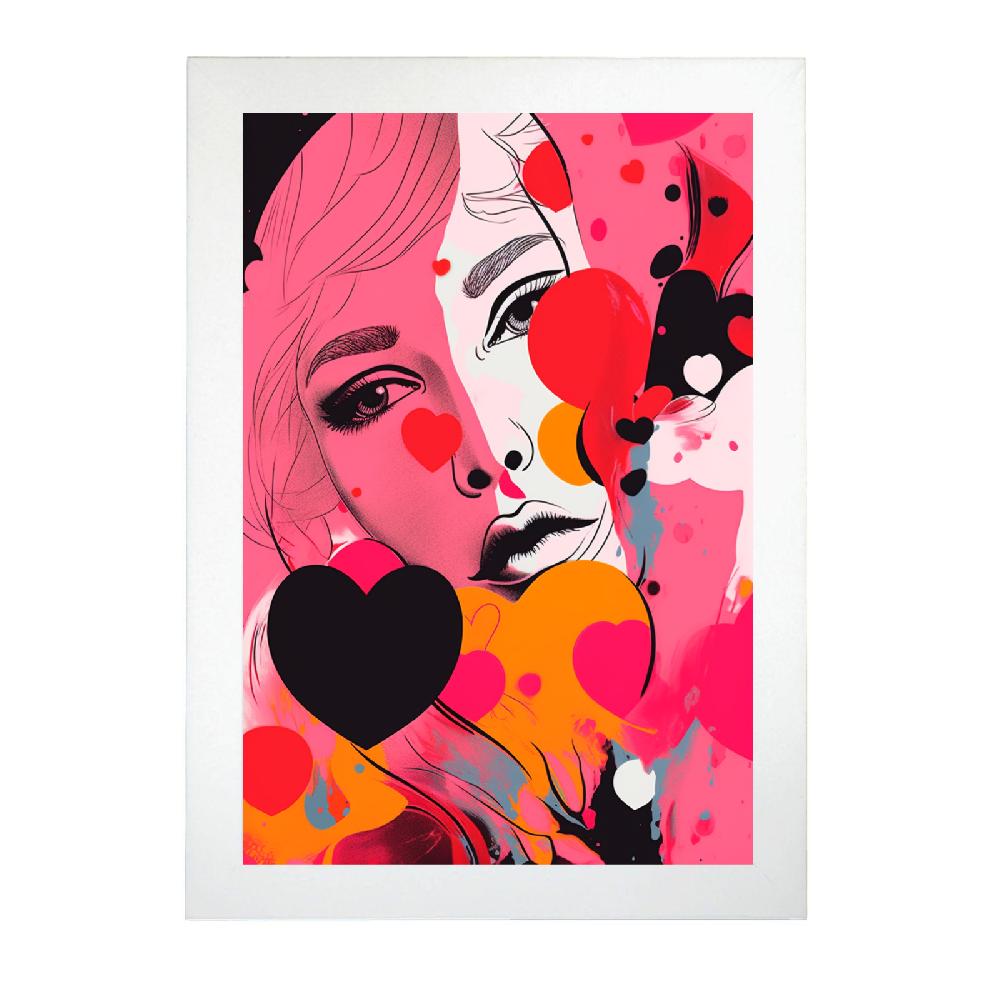 Nacnic Póster Abstracto De Enamoramiento