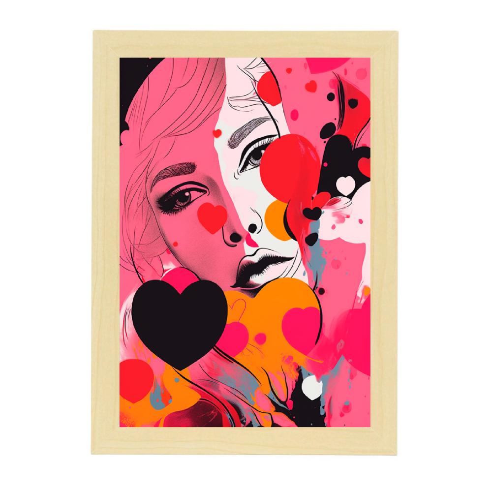 Nacnic Póster Abstracto De Enamoramiento