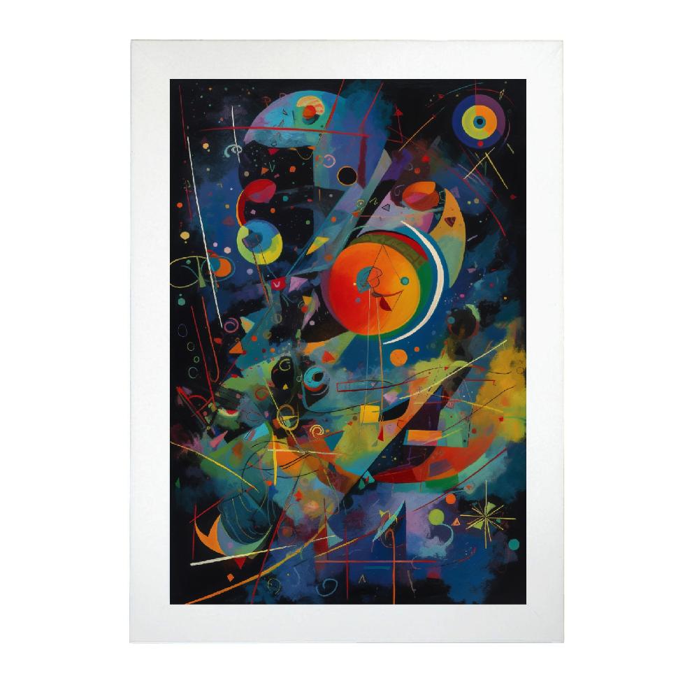 Nacnic Póster Abstracto Noche Estrellada