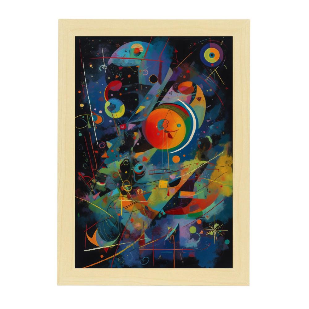 Nacnic Póster Abstracto Noche Estrellada