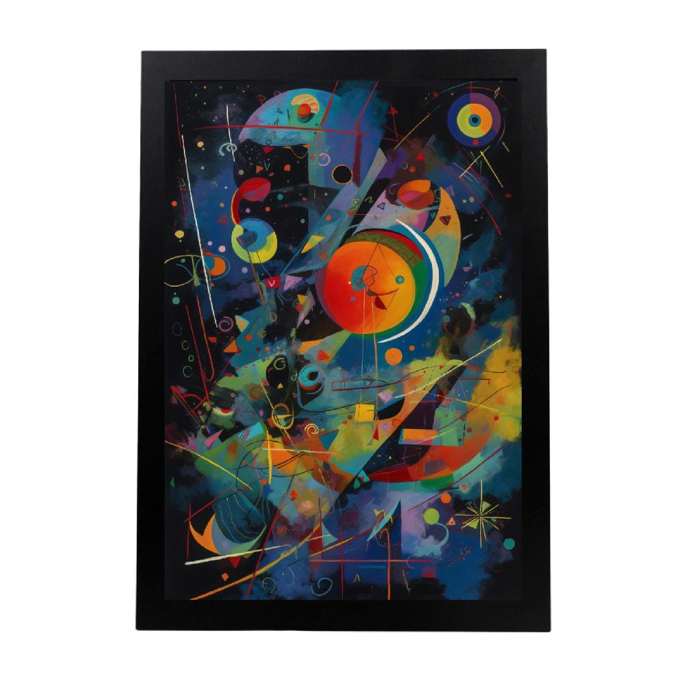 nacnic Póster Abstracto Noche Estrellada