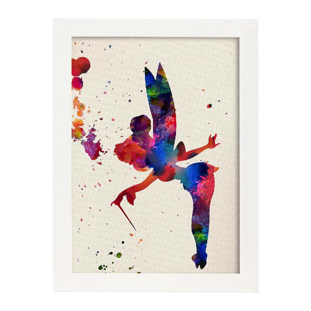 Nacnic Póster Acuarela De Campanilla