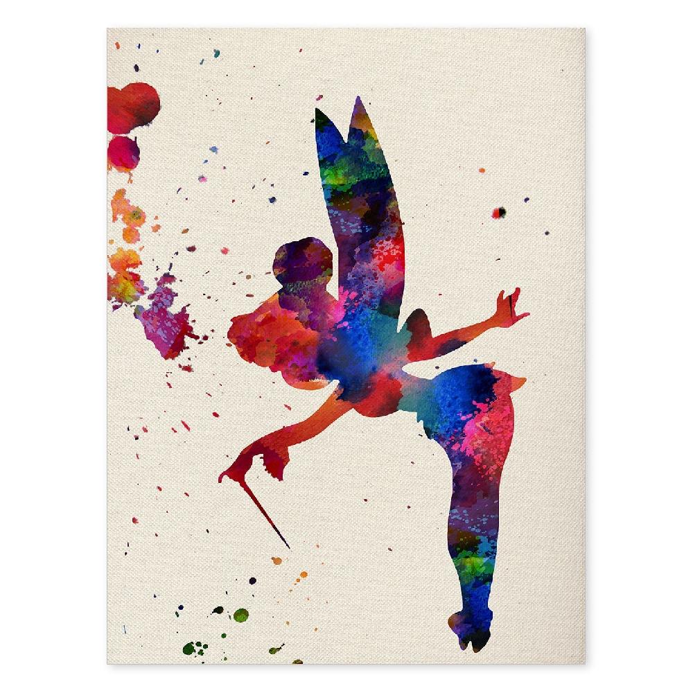 nacnic Póster Acuarela de Campanilla