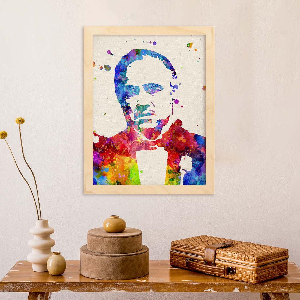 Nacnic Póster Acuarela De El Padrino