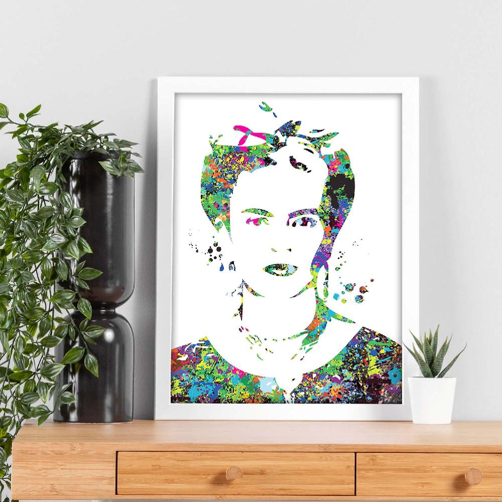 Nacnic Póster Acuarela De Frida Khalo