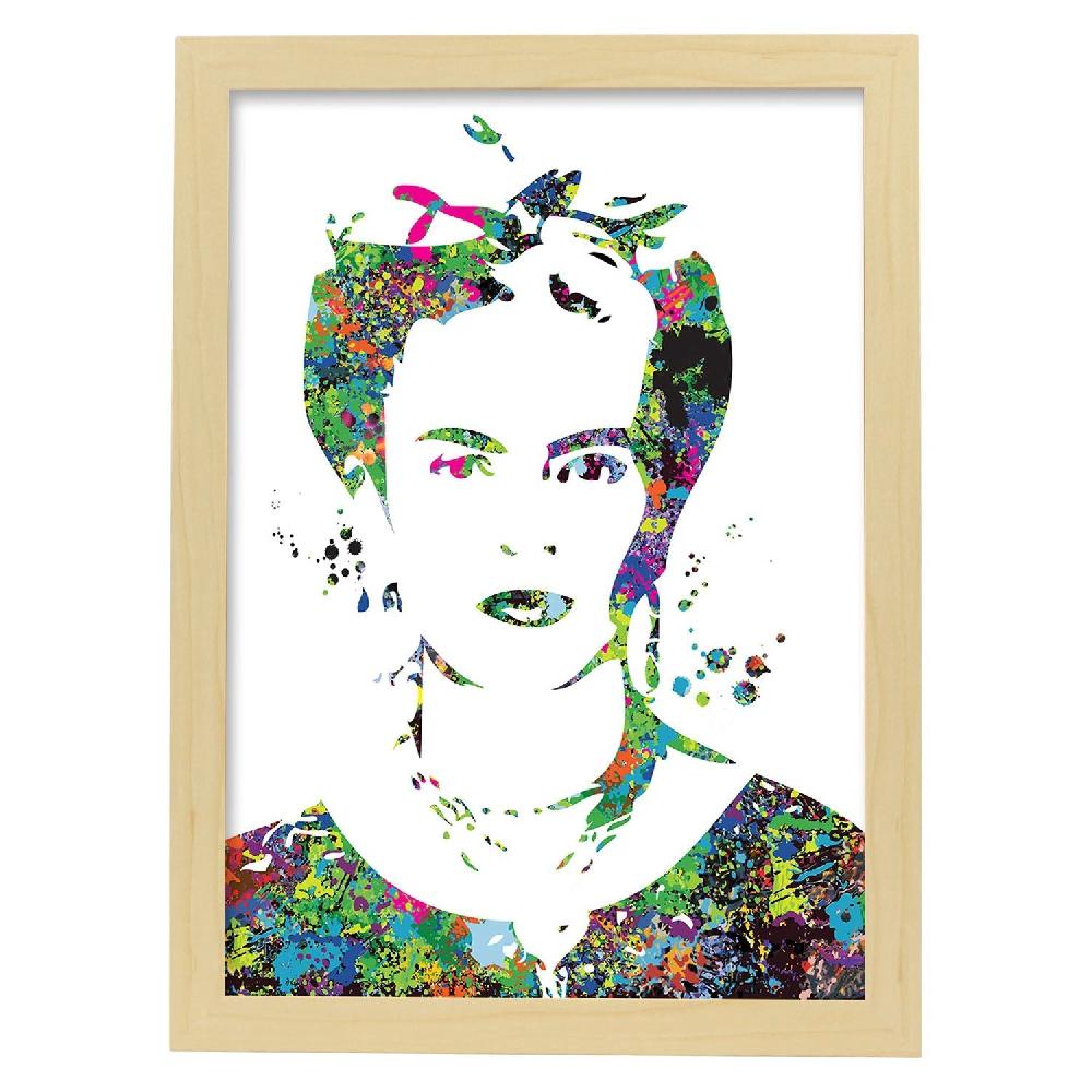 Nacnic Póster Acuarela De Frida Khalo