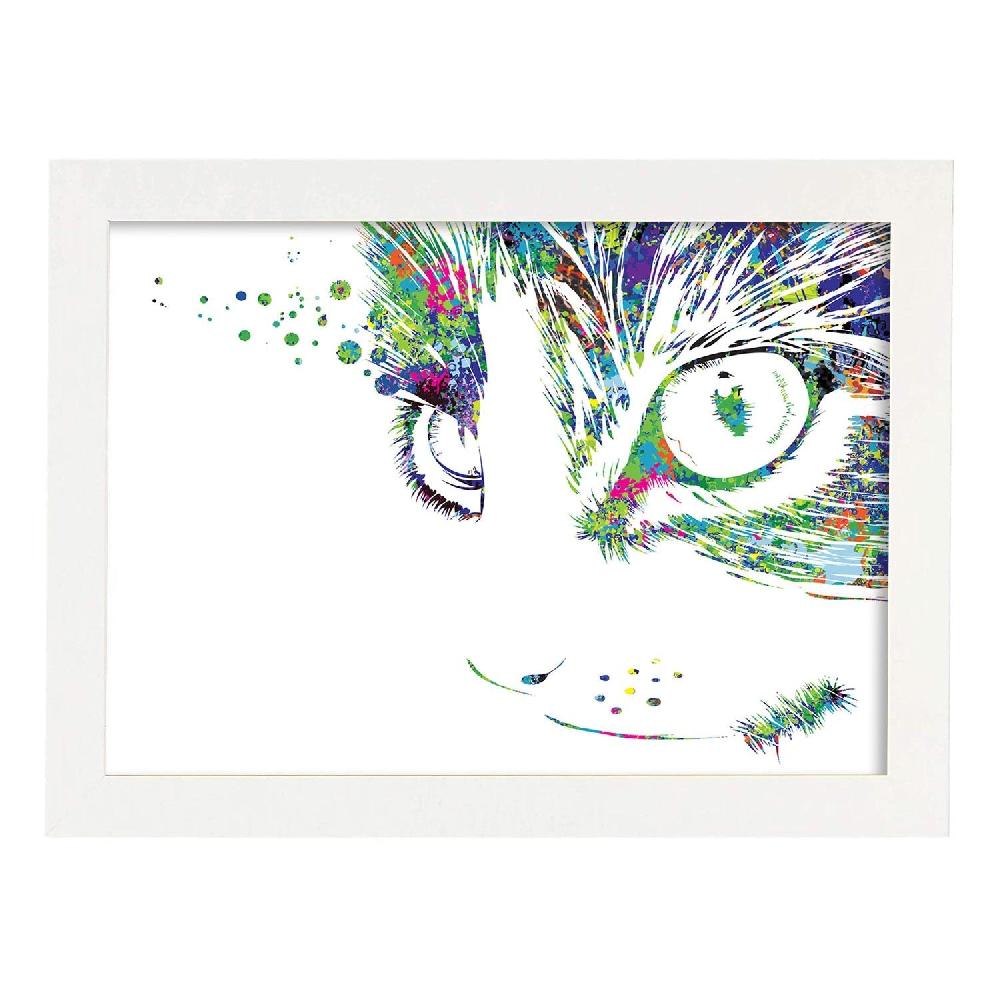 Nacnic Póster Acuarela De Gato