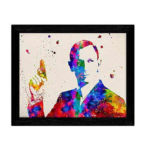 nacnic Póster Acuarela de James Bond