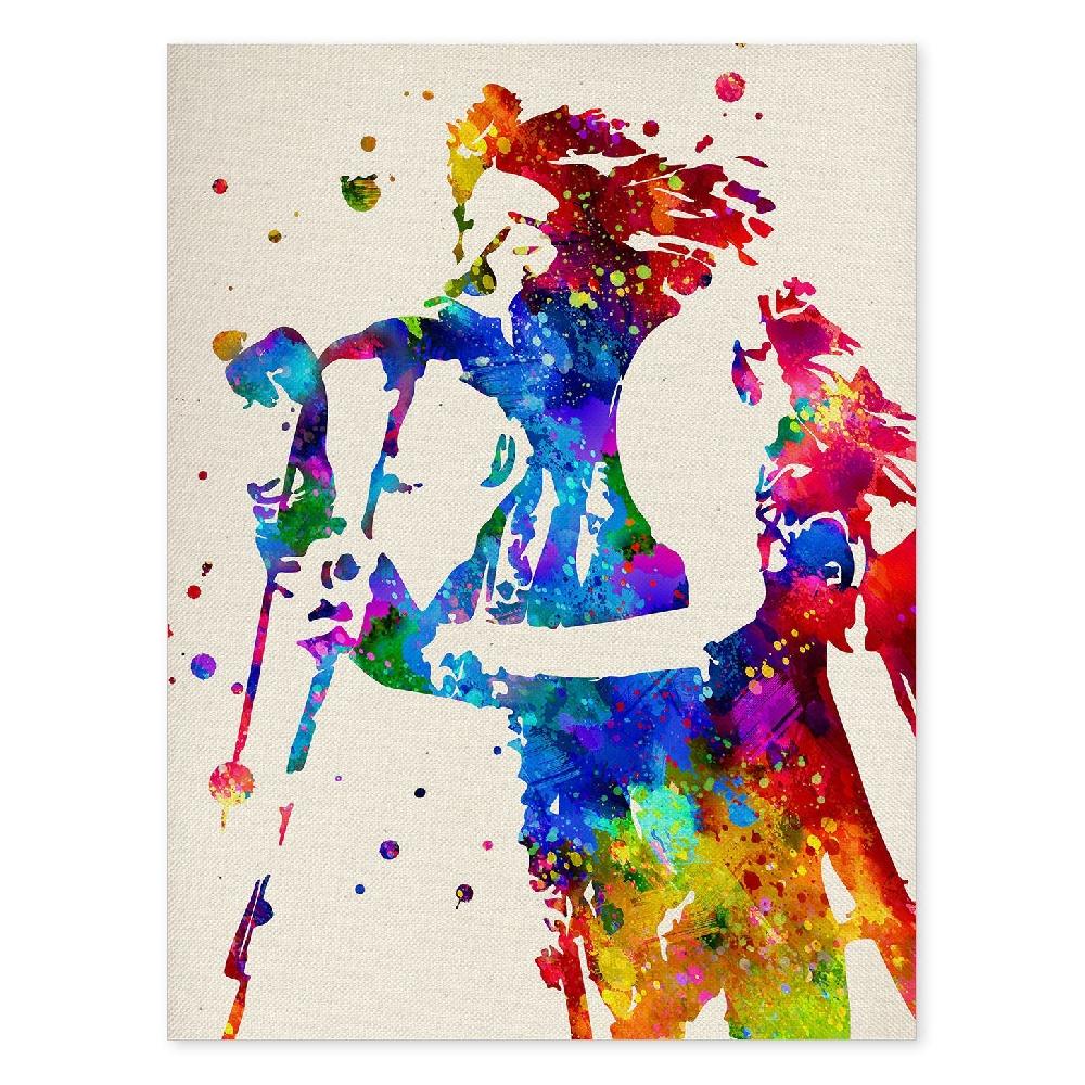 nacnic Poster acuarela de Janis Joplin