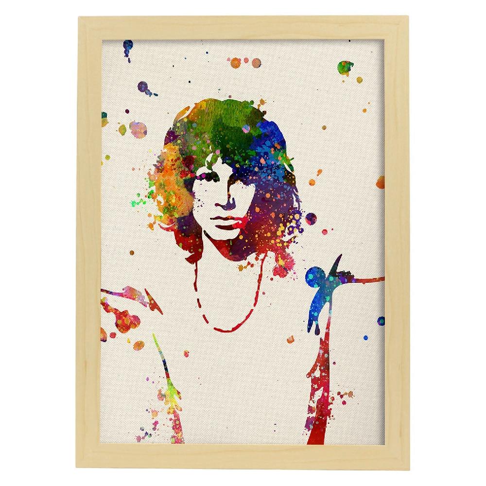 Nacnic Póster Acuarela De Jim Morrison