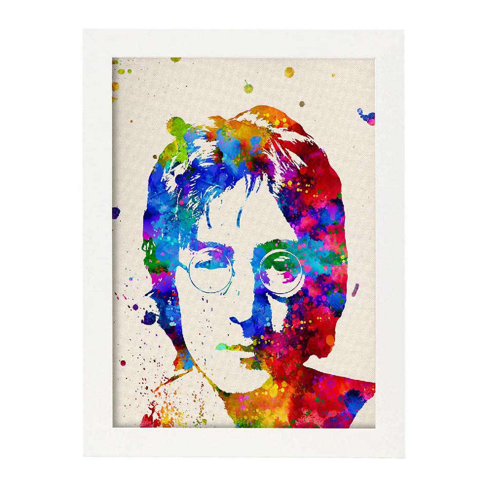 Nacnic Póster Acuarela De John Lennon