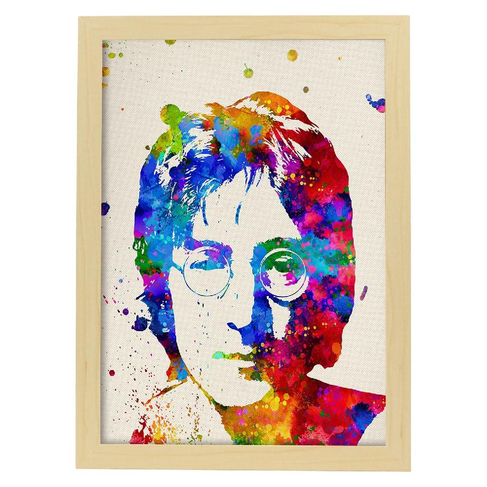 Nacnic Póster Acuarela De John Lennon