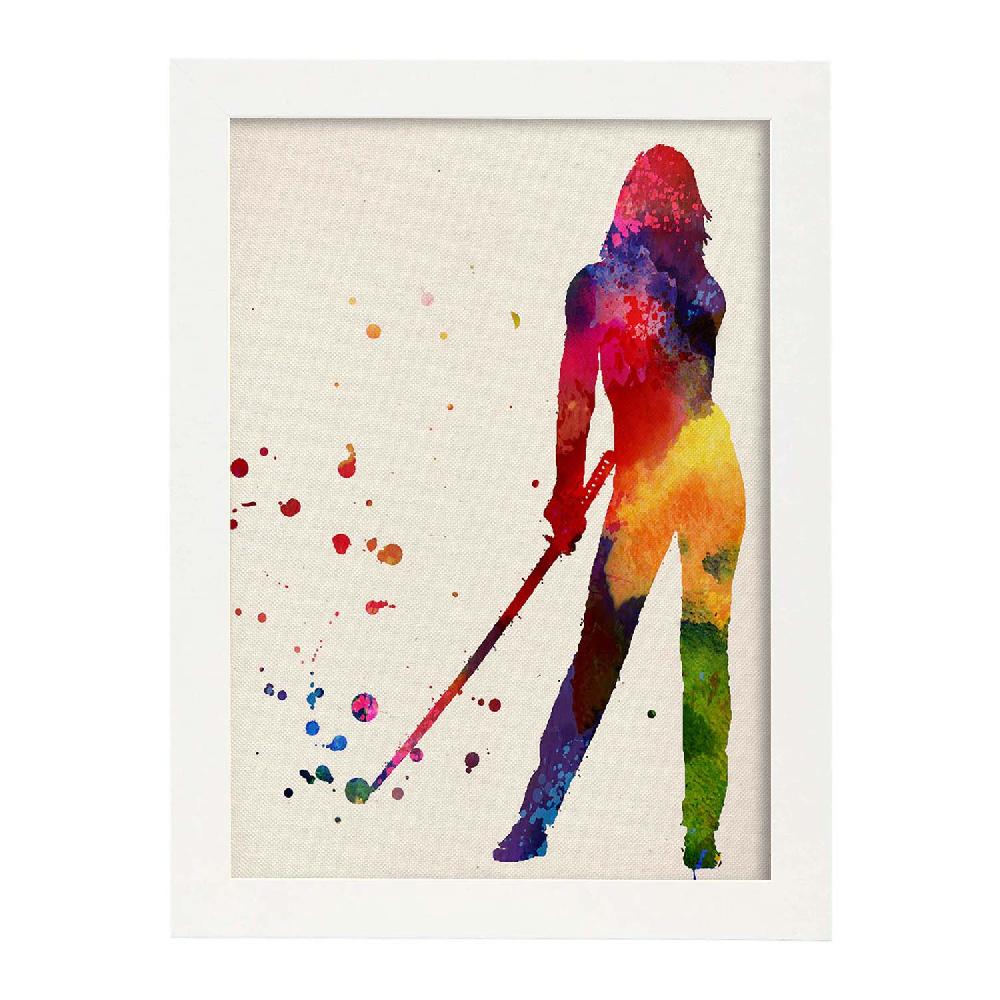 Nacnic Póster Acuarela De Kill Bill
