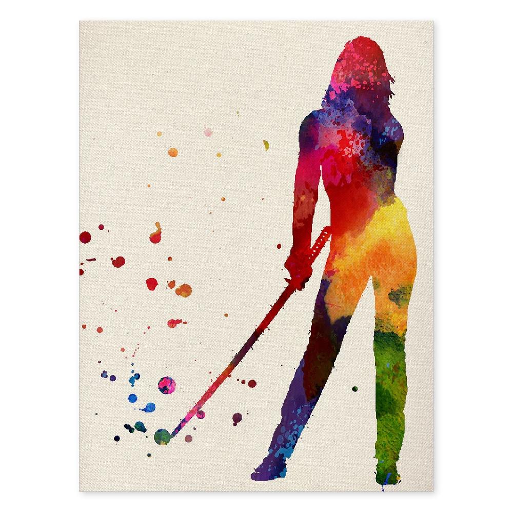 nacnic Póster Acuarela de Kill Bill