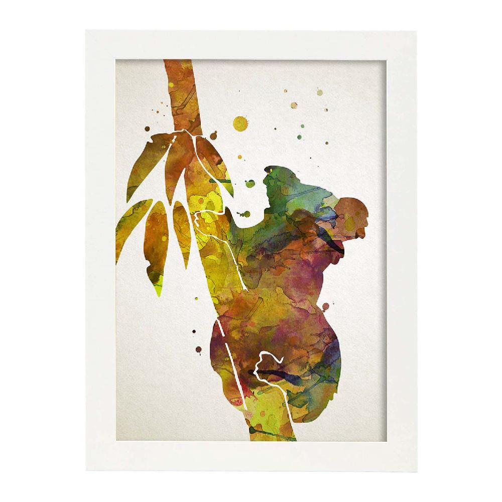 Nacnic Póster Acuarela De Koala