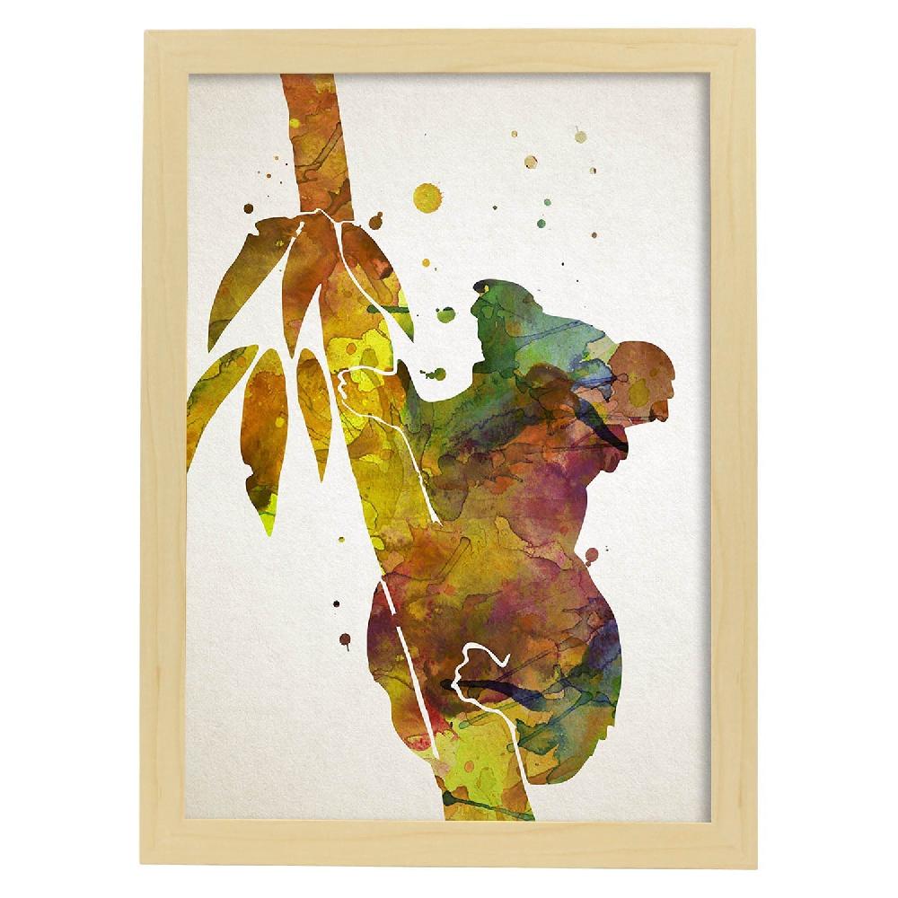 Nacnic Póster Acuarela De Koala