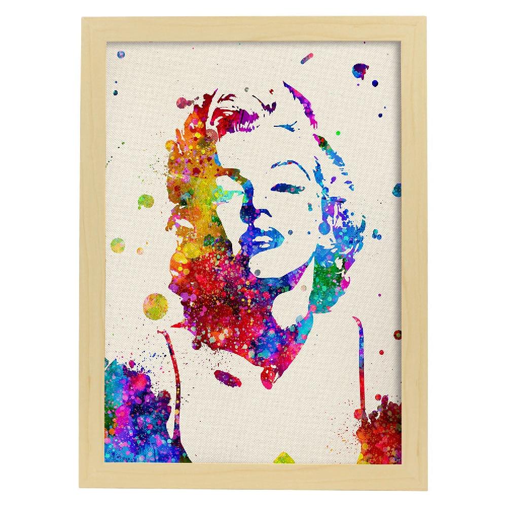 Nacnic Póster Acuarela De Marilyn Monroe