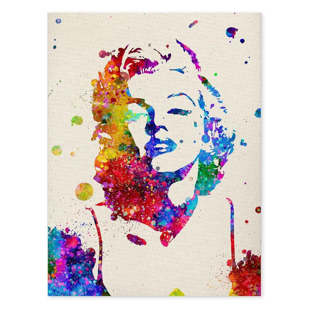 nacnic Póster Acuarela de Marilyn Monroe
