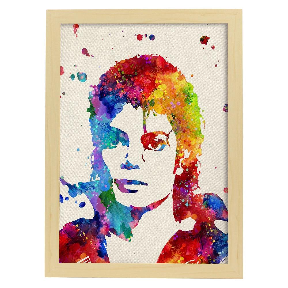 Nacnic Poster Acuarela De Michael Jackson