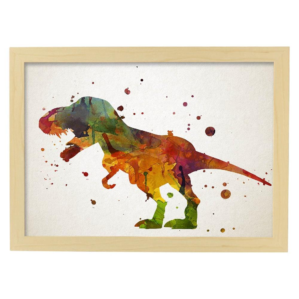 Nacnic Poster Acuarela De T-Rex-2