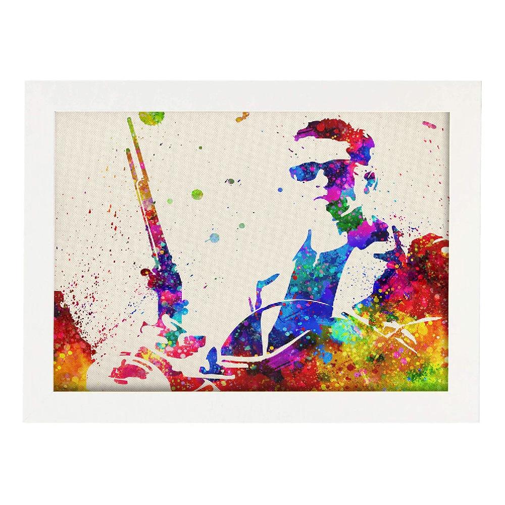 Nacnic Poster Acuarela De Terminator