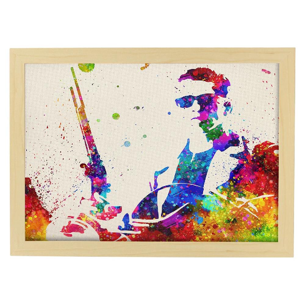 Nacnic Poster Acuarela De Terminator