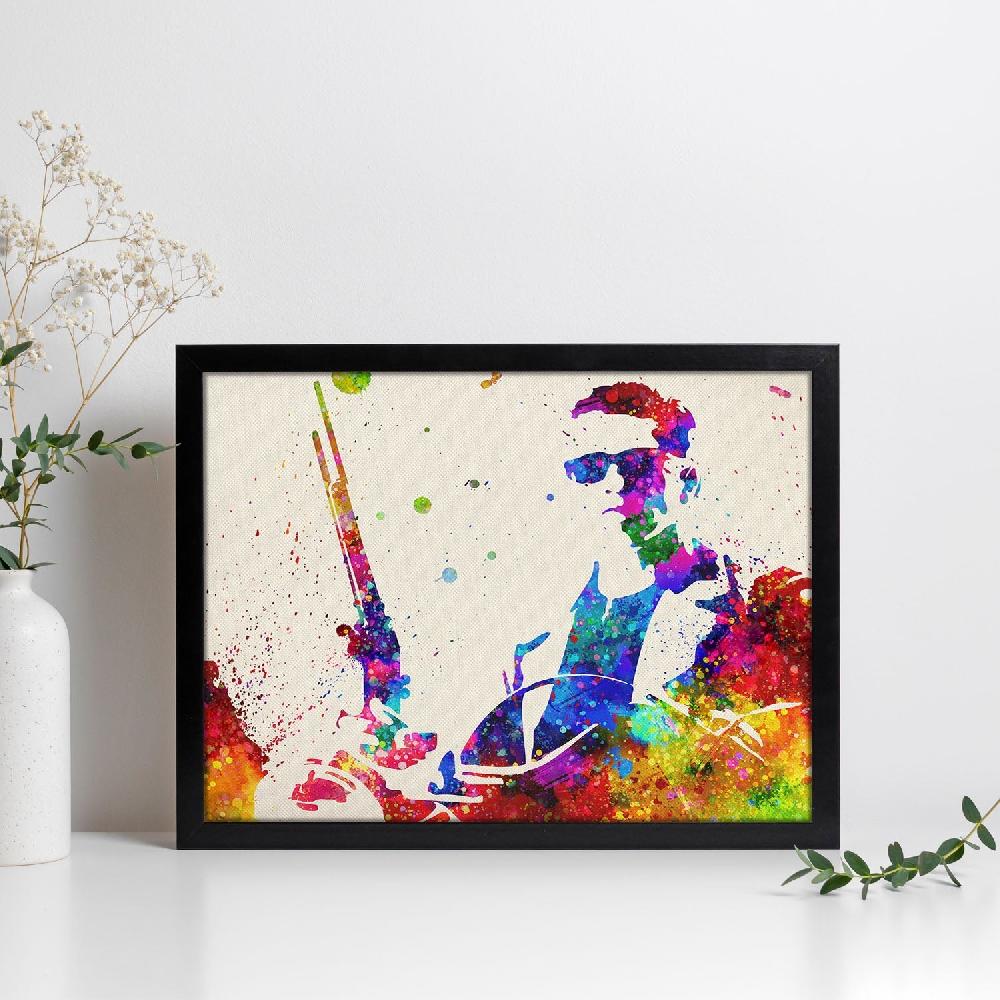 nacnic Poster Acuarela de Terminator