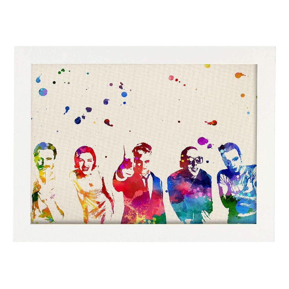 Nacnic Poster Acuarela De Trainspotting