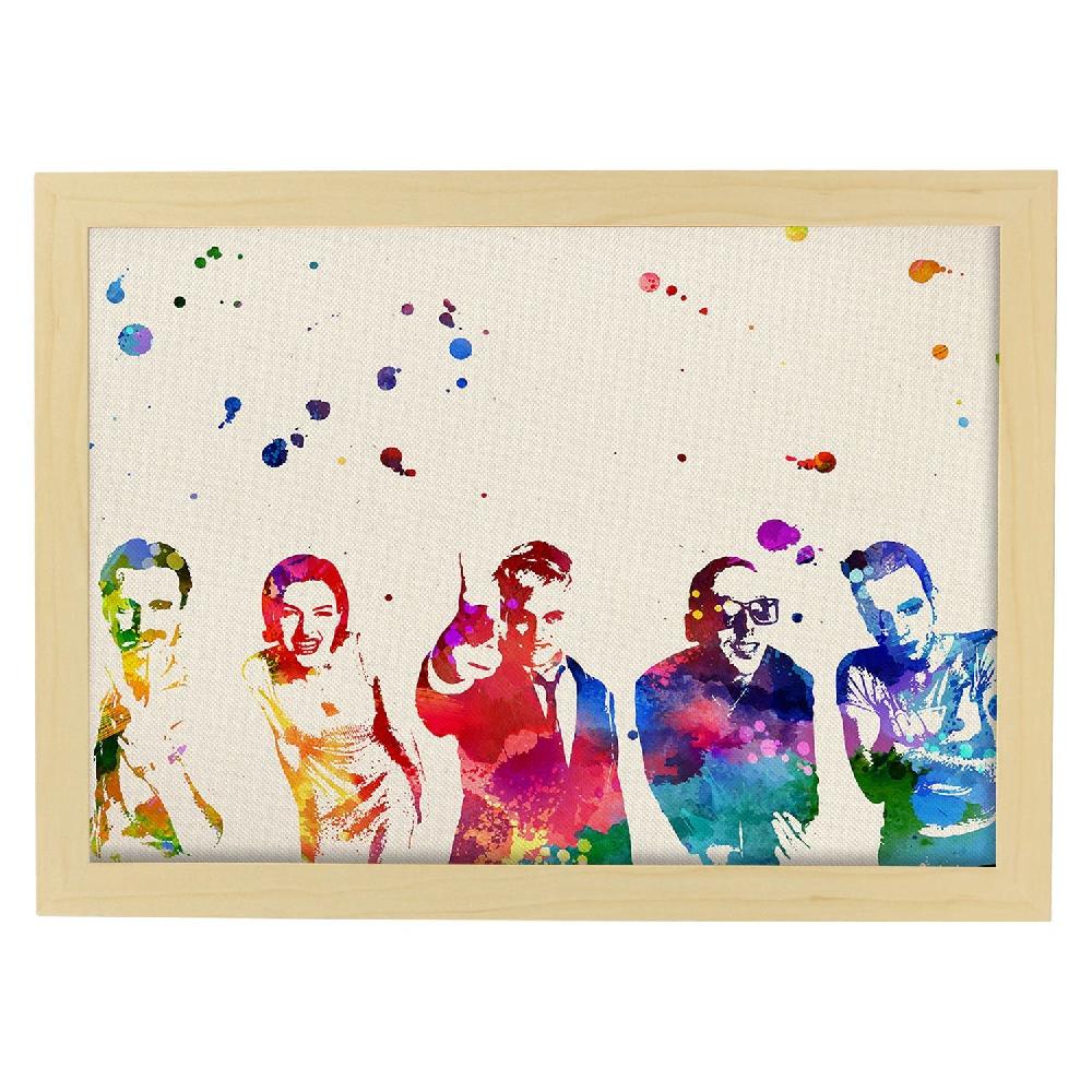 Nacnic Poster Acuarela De Trainspotting