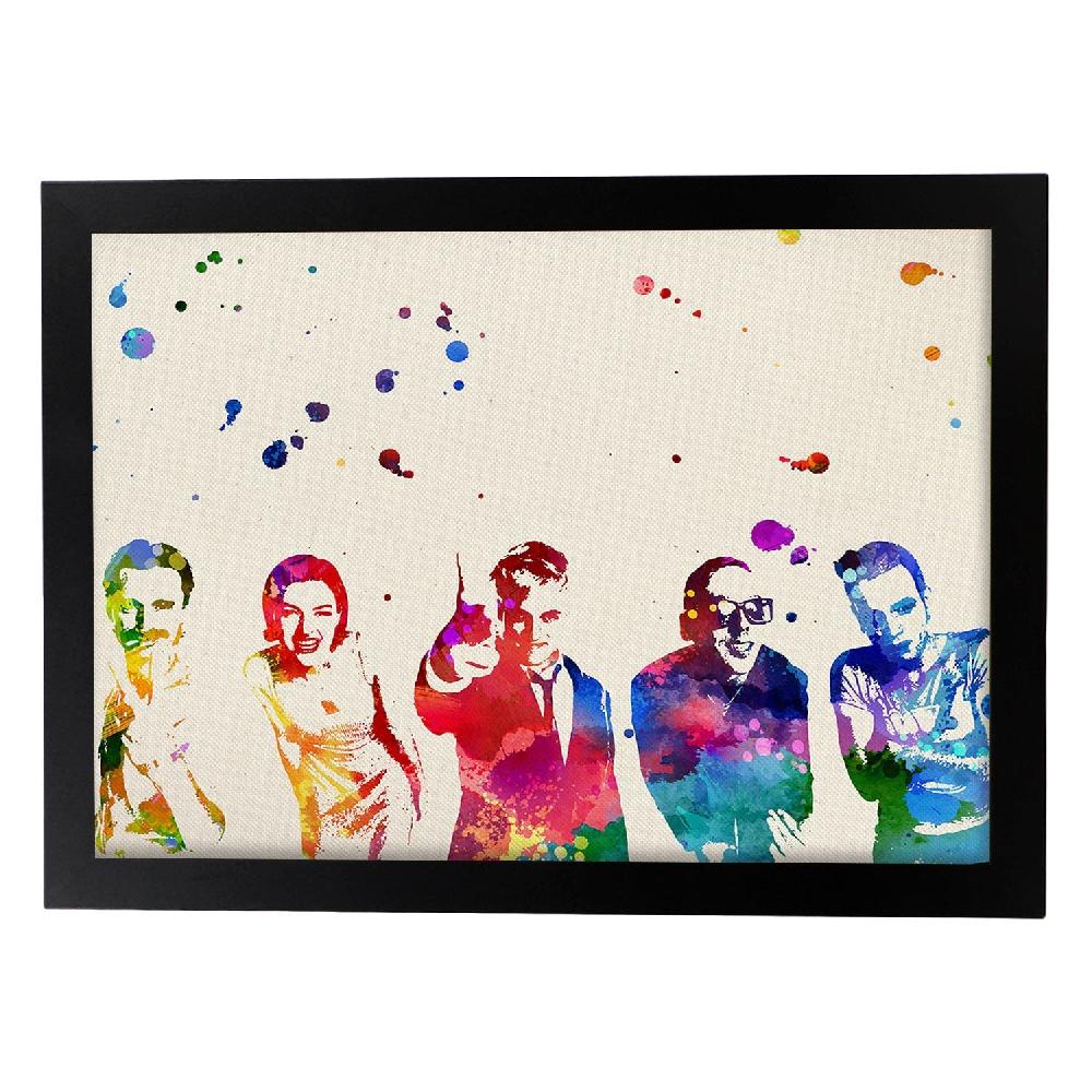 Nacnic Poster Acuarela De Trainspotting