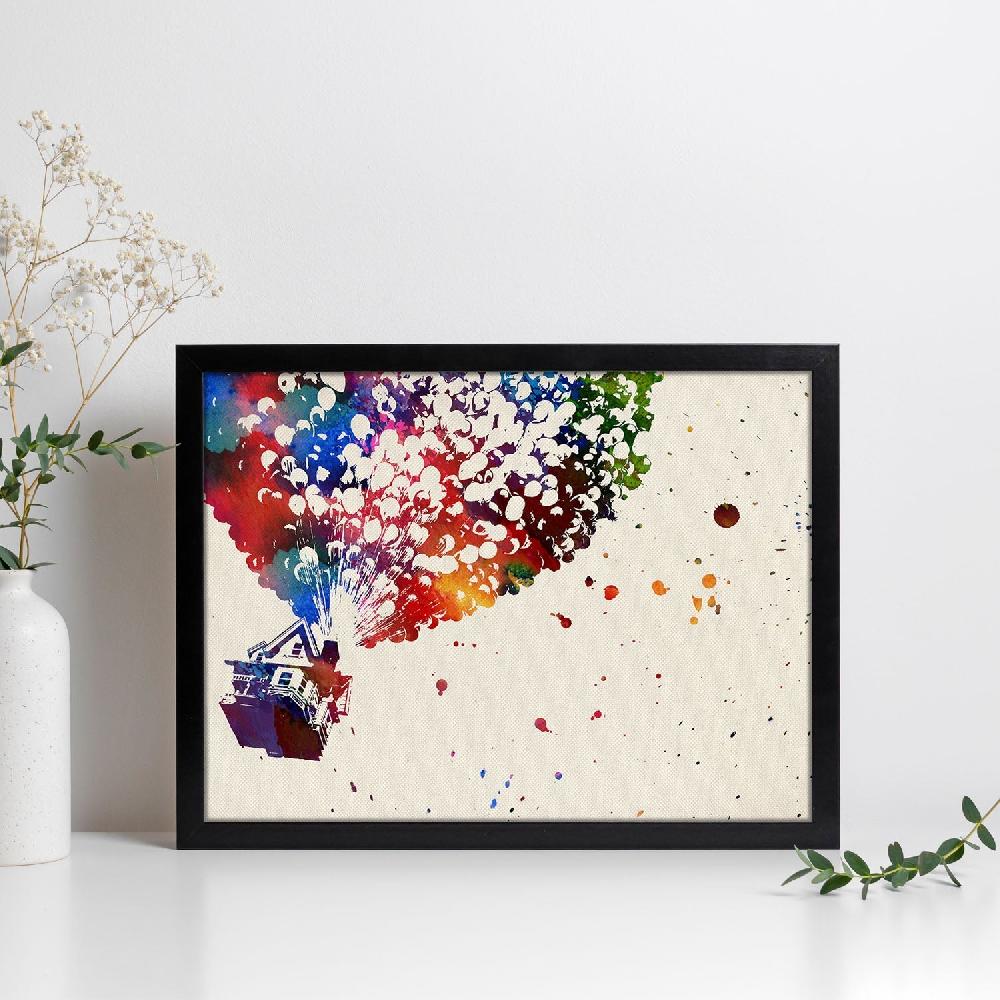 nacnic Poster Acuarela de Up